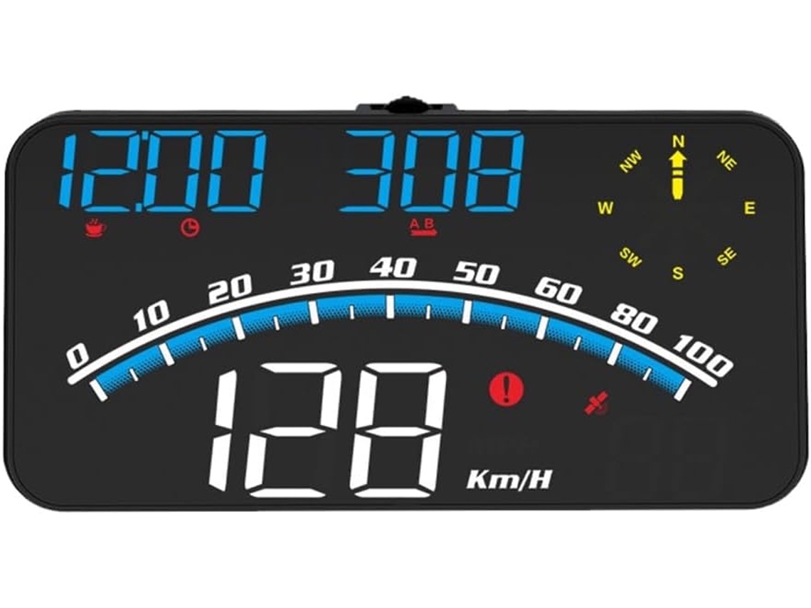 1 Unidad G10 Hud Pantalla Frontal Gps Para Coche, Suministros Universales, Plástico Negro