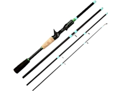Caña De Pescar Ultraligera Para Casting 1,8/2,1 M, 4/5 Secciones, Carbono, Señuelos, Peso Cebo, Potencia 3,...