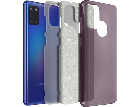 Carcasa Samsung Galaxy A21s AVIZAR Brillante Rosa