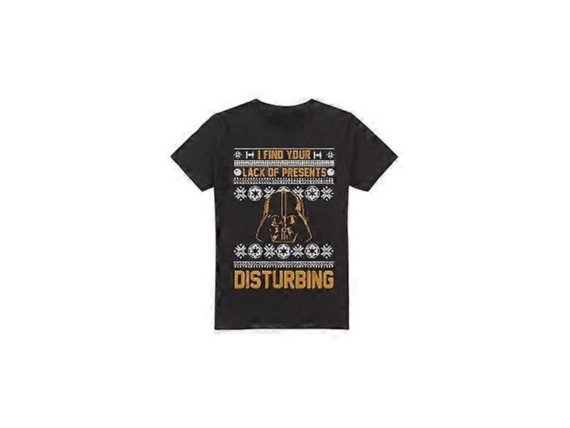 Camiseta de Star Wars para hombre "Falta de regalos navideños" Fair Isle Hengjian