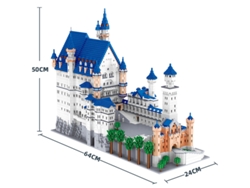 Juego de bloques de construcción MDUG para modelismo arquitectónico, ideal para coleccionistas adultos y decoradores de interiores (Castillo de los Cisnes)