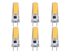 2026-6 Piezas Bombilla Led G8 5w Regulable Cob Ahorro Energético 360 Grados 50000 Horas 100-120v