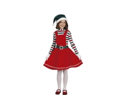 Disfraz de Niña GUIRMA Elfa Do Papá Noel (10-12 años)