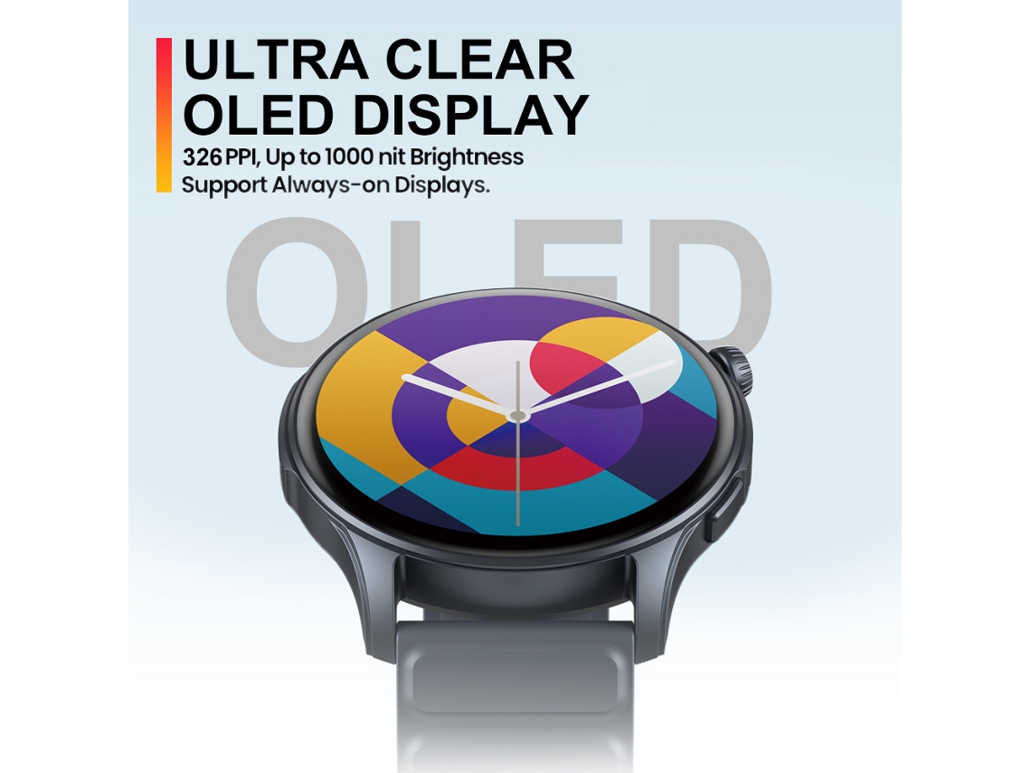 Reloj Inteligente (monitoreo De Presión Arterial, Monitoreo De Frecuencia Cardíaca) Zeblaze Btalk 3 Pro Con Pantalla Hd De 1.43 Pulgadas Y Resolución 466*466