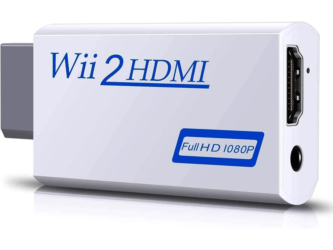 Wii To Hdmi Converter With 3.5Mm Audio Jack Hdmi Output 1080P Full Hd 
