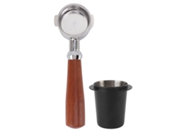Portafiltro De Café Sin Fondo De 51 Mm Con Cuchara Para Máquinas De Café Negras.