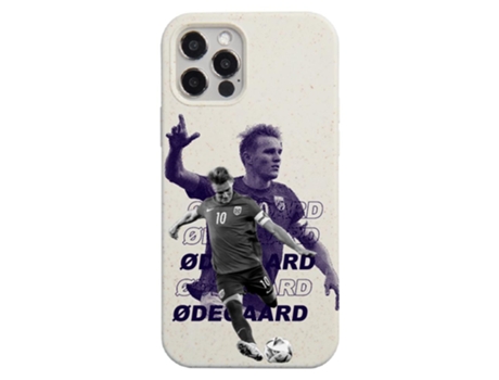 Funda Móvil Oficial Norges Fotballforbund Compostable Base para iPhone 12 PHONECASES3D Blanco