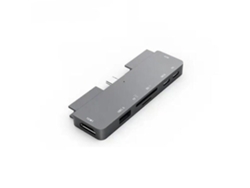 Estación de acoplamiento multifunción 7 en 1 con USB 3.0, HDMI, carga PD, ranuras para tarjetas SD/TF y puerto de audio, color gris Gusshious