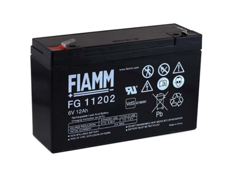 Batería FIAMM para Vehículo de Niños Quad bikes 6V 12Ah