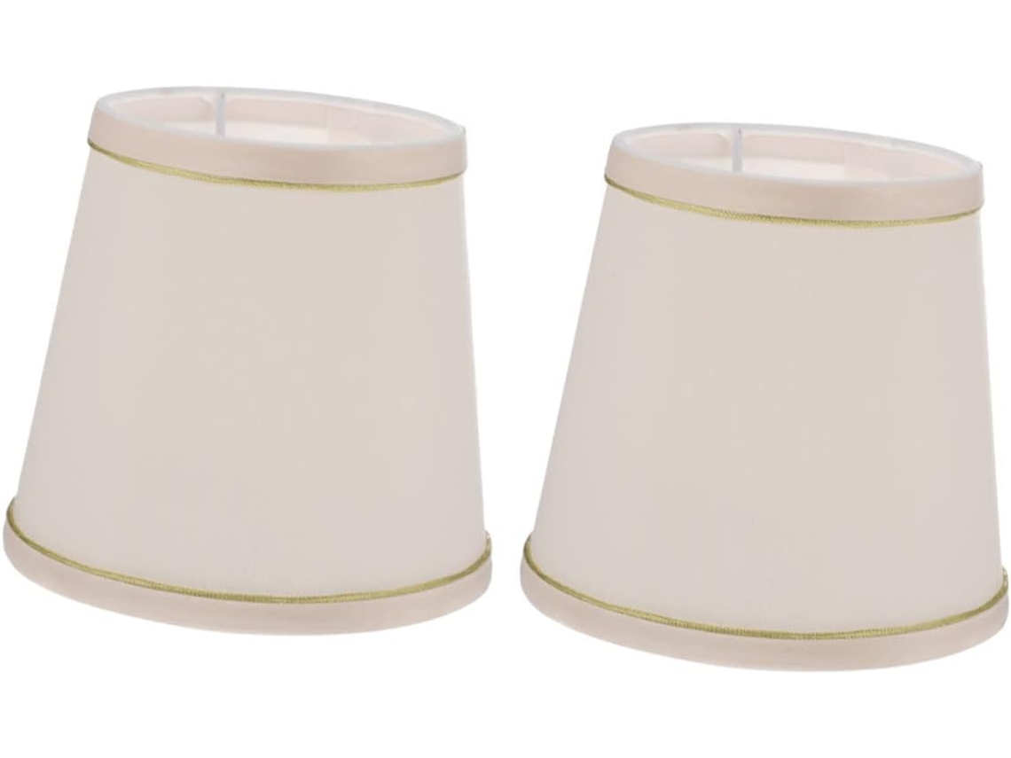 Juego De 2 Protectores De Tela Prácticos Para Lámparas, Difusores De Luz Suave Y Agradable.