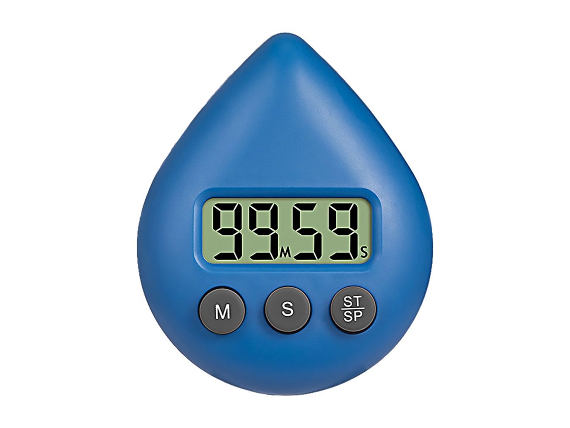 (azul) Temporizador Digital De Movimiento, Temporizador De Gotas De Agua, Despertador Para Repostería, Utensilios De Cocina