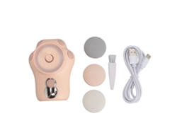 Removedor eléctrico de callos para pies con luz UV, almacenamiento, pantalla digital, lavable y automático - Amoladora rosa profesional