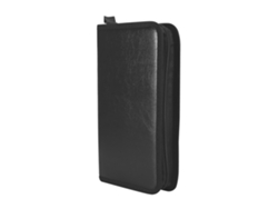 Estuche Para Cd Y Dvd Con Capacidad Para 80 Discos, Fabricado En Piel Sintética De Pu.