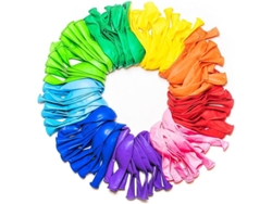 Fasst-globos Decorativos De Látex Oscuros De 12" Multicolores Para Helio O Aire, 100 Unidades Para Fiesta De Cumpleaños Y Eventos