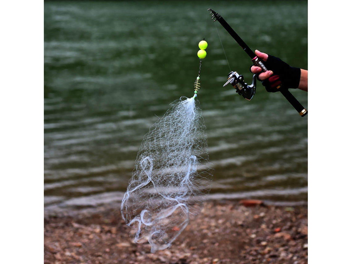 Red De Pesca Resistente Con Anzuelo Fácil De Quitar, Tamaños 5-13, Para Peces De 0,1 Kg A 3 Kg.