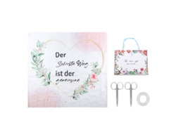 Paño De Fondo De Boda De Estilo Bohemio Moderno Con Forma De Corazón Cortado Para Fiesta De Compromiso, Fotos Y Propuestas, Con Caja De Regalo.