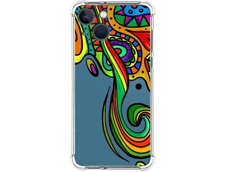 Carcasa iPhone 13 Mini (5.4) TUMUNDOSMARTPHONE Colores Dibujos Multicolor