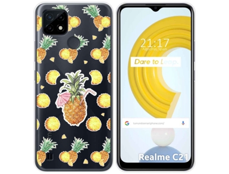 Carcasa Realme C21 TUMUNDOSMARTPHONE Dibujos Transparente Multicolor