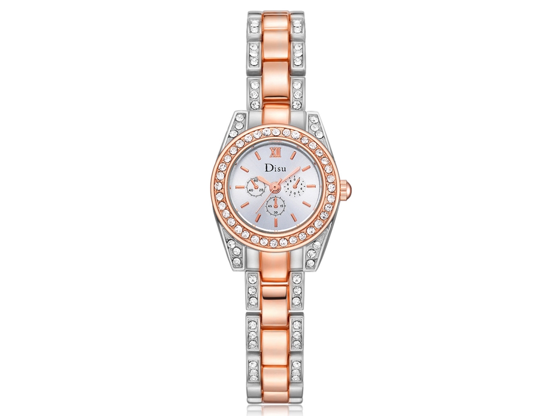 Elegante Reloj De Cuarzo Para Mujer, Ideal Para Negocios, Con Correa Analógica De Pu (azul).