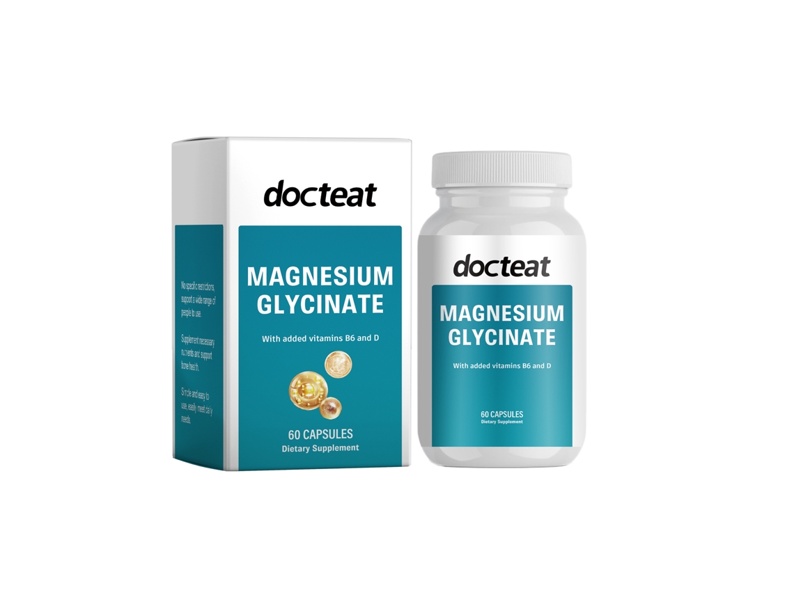 Suplemento oral de glicinato de magnesio dietético