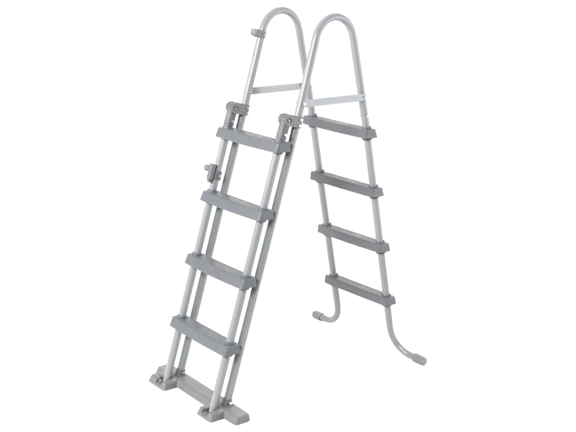 Escalera de piscina BESTWAY Gris Metal