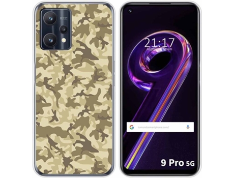 Carcasa para Realme 9 Pro 5G TUMUNDOSMARTPHONE Dibujos Sand Camuflaje Multicolor
