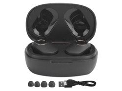 Fones De Ouvido Bluetooth Tws Sem Fio Com Display Digital Ipx5 À Prova De Água In-ear Preto