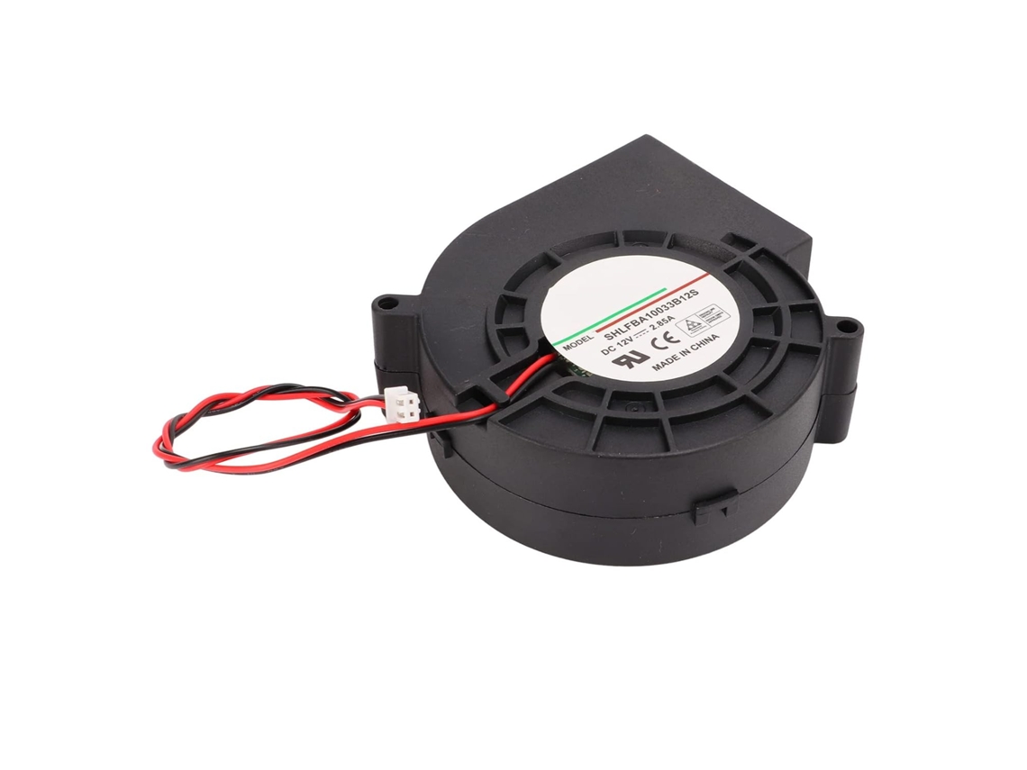 Ventilateur Pbt Durable Sans Balais 12v, Pour Routeur Réseau, Refroidissement 110cfm Dc12v 2,85a