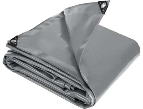 Lona de Tela Impermeable TECTAKE (Gris -PVC-300 x 600 x 0,5 cm)