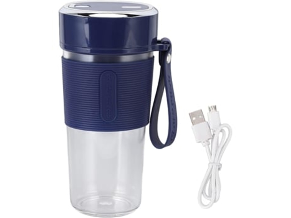 Licuadora eléctrica portátil de 300 ml, Henten Home Mini Personal Blender (Azul Estrella)
