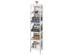 Estantería para Baño SOBUY BZR14-W (MDF - 30x139x30 cm)