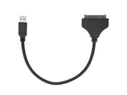 Adaptador Usb A Sata De 6 Gbps Con Indicador Led Para Discos Duros Ssd De 2,5" (7-15 Mm), Windows, Linux, Mac, Abs