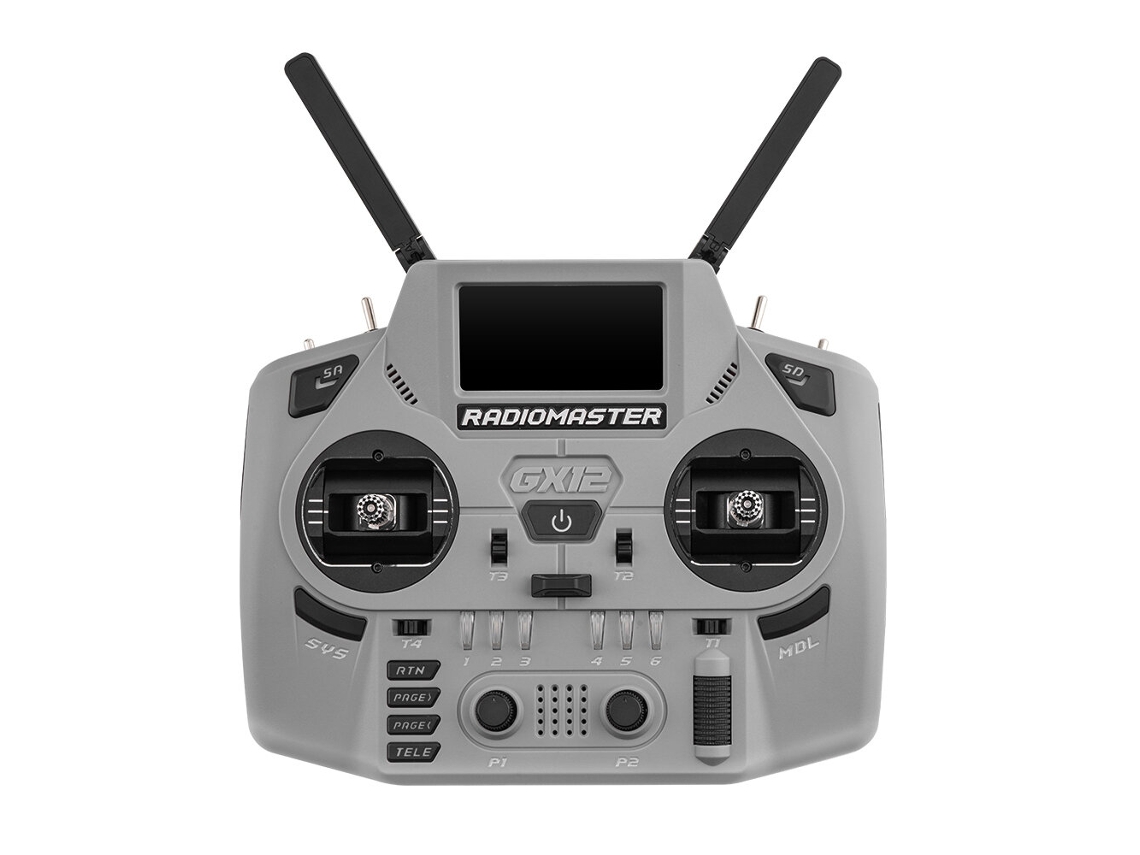 Controlador De Radio Radiomaster Gx12 Crush Doble Banda Dual 1w Gemini Xrossband Expresslrs Pantalla Oled Gimbal Digital Cnc Hall 3d Drones Fpv