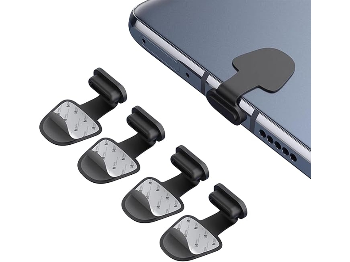 4 Tapas Anti-polvo Usb-c, Anti-pérdida, Protección