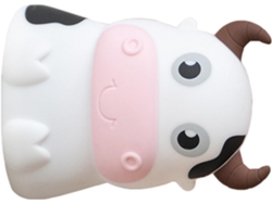 Lámpara De Mesa Compacta Decorativa Con Forma De Vaca De Silicona Para Dormitorio.