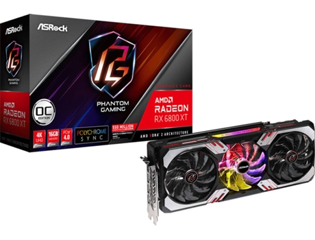 Tarjeta Gráfica ASROCK (AMD - 16 GB GDDR6)