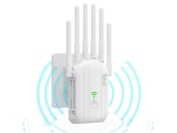 Amplificador de señal WiFi y repetidor de internet doméstico, hasta 140 m², compatible con más de 100 dispositivos, banda dual de 5 GHz, Yizhood