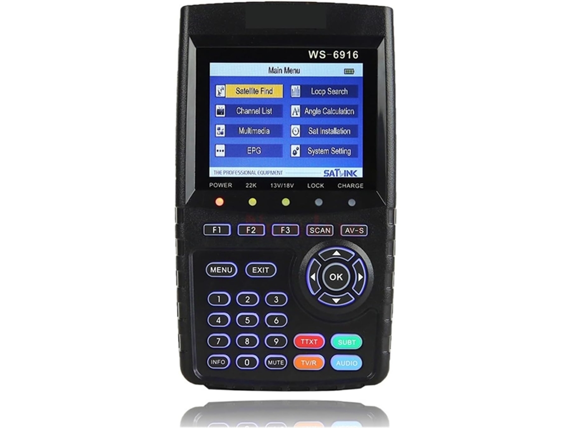 Receptor De Satélite Satfinder Ws-6916 Dvb-s2/s Para Mpeg-2/mpeg-4 H.265