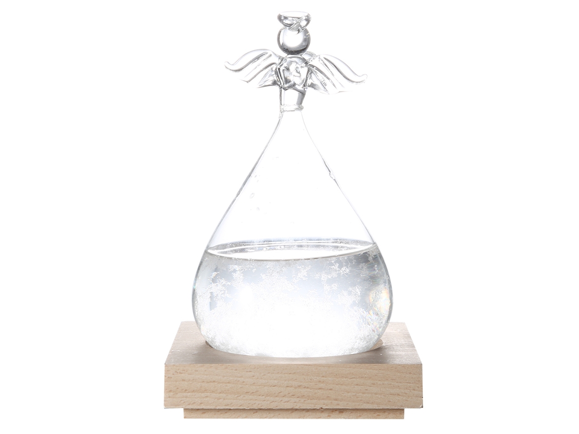 Botella Meteorológica De Cristal, Ángel Decorativo, Pronóstico Del Tiempo, Regalo De San Valentín, Blanca