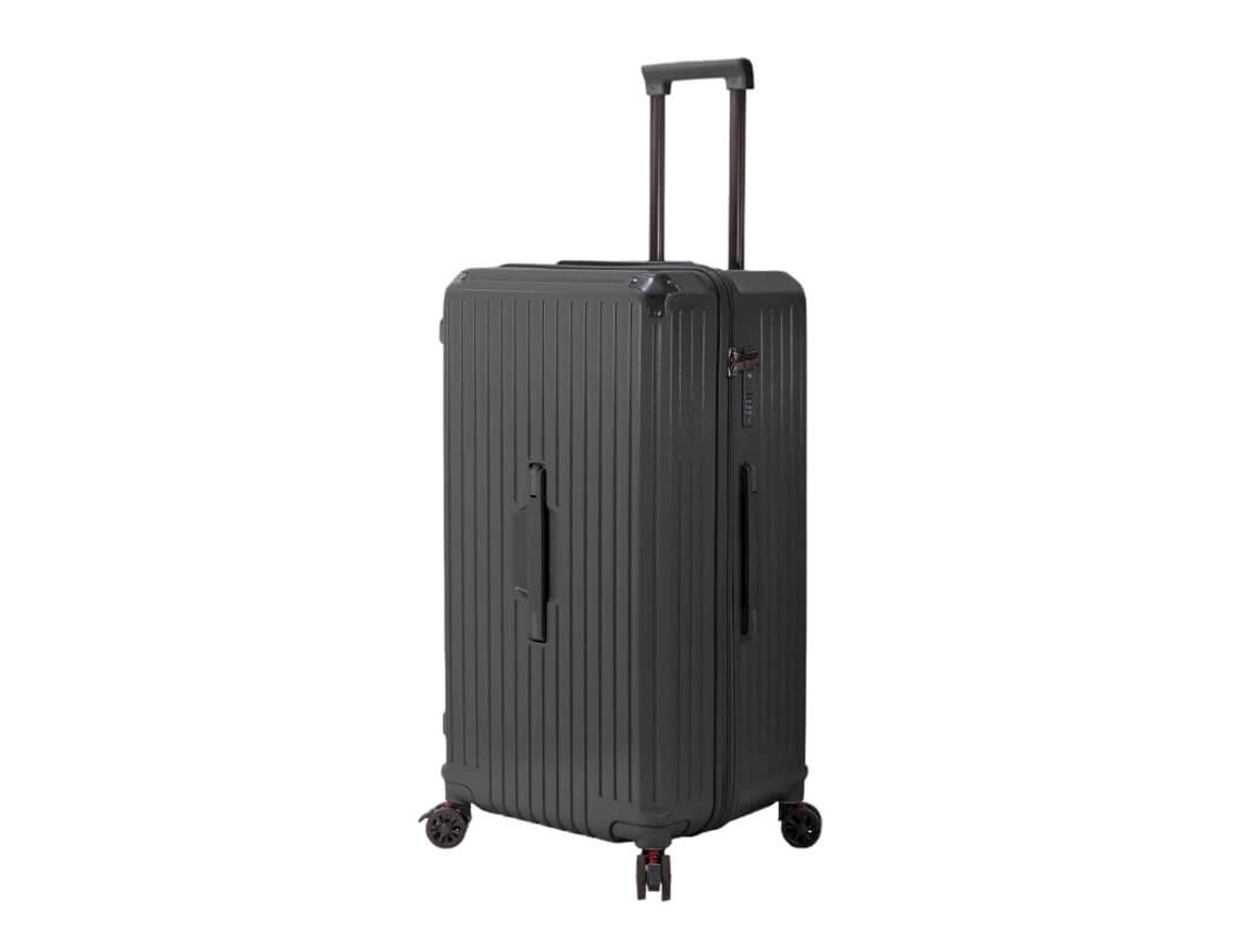 Maleta de viaje mediana/carrito 63cm 5 ruedas Bz5790 Negro Benzi