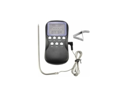 Termómetro digital con cable Truyuety para barbacoa, horno y carne, con pantalla LCD grande y sonda para cocina y barbacoa.