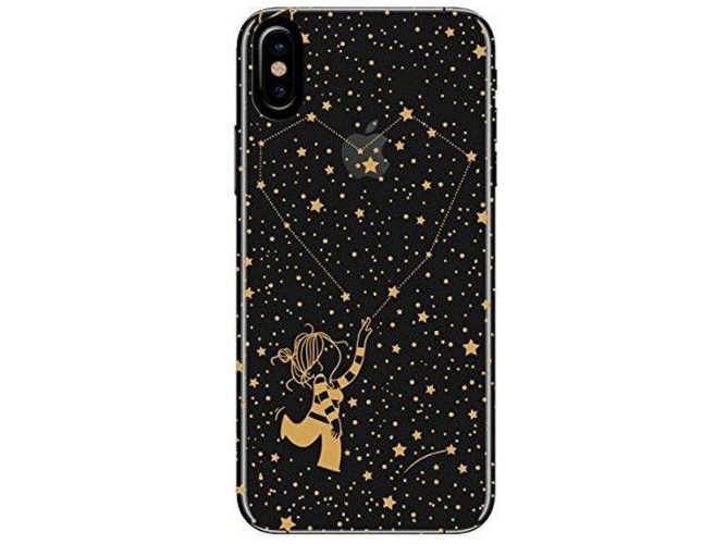 Carcasa iPhone X, Xs LA VOLATIL Stars Negro