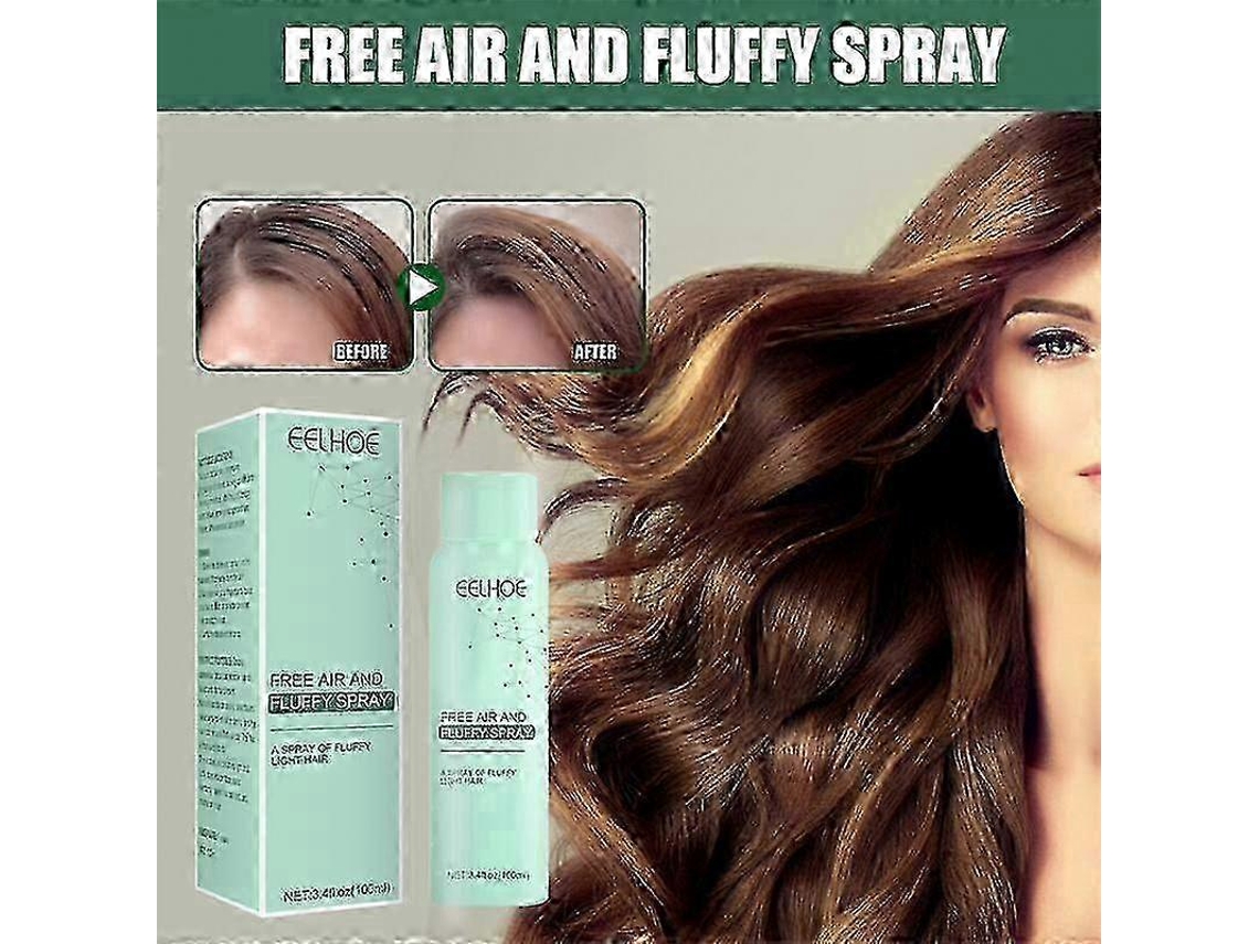 Eelhoe 100ml Free Air And Fluffy Spray De-oil Head Dry Hair Keep Refreshing For Lazy Man Woman Unisex Hair Styl