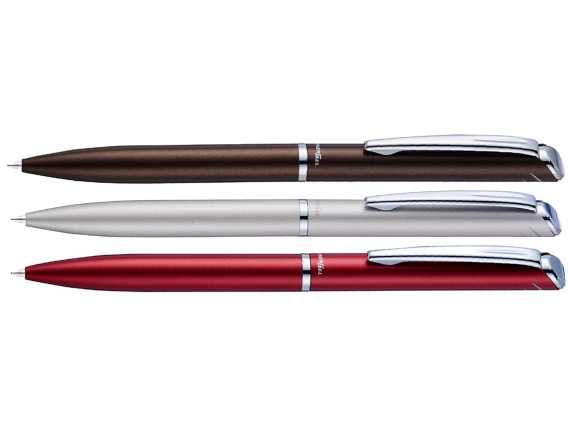 Bolígrafo Rollerball en Gel PENTEL Energel Hi-Class Blanca