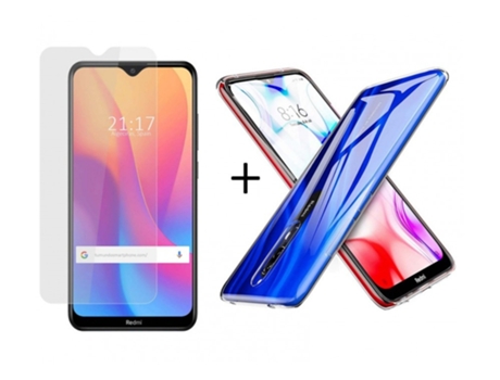 Carcasa + Protector de Pantalla Xiaomi Redmi 8 TUMUNDOSMARTPHONE Pack Transparente