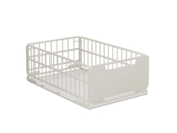 Organizador de armario retráctil, construcción robusta, fácil instalación, blanco A, 30 cm de ancho OEM