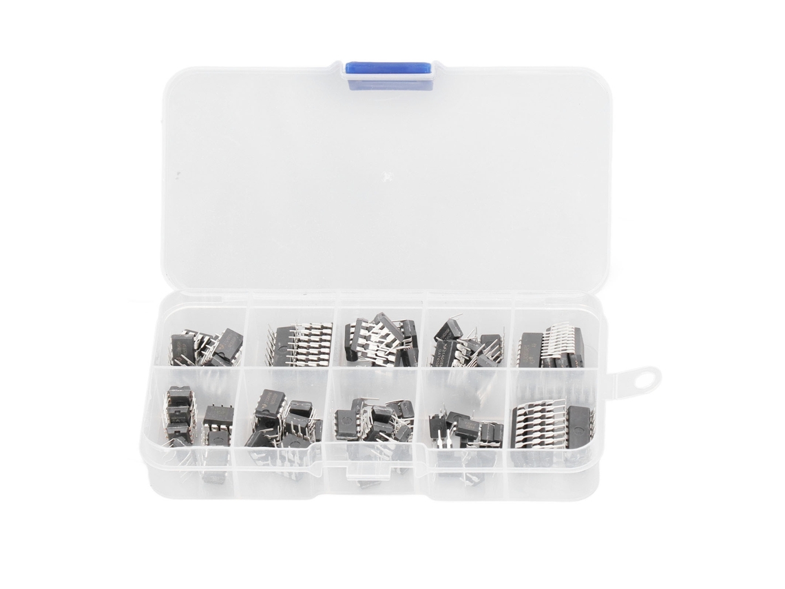 Kit De 85 Piezas De Circuitos Integrados Ic 10 Especificaciones Para Trabajos De Circuitos Domésticos