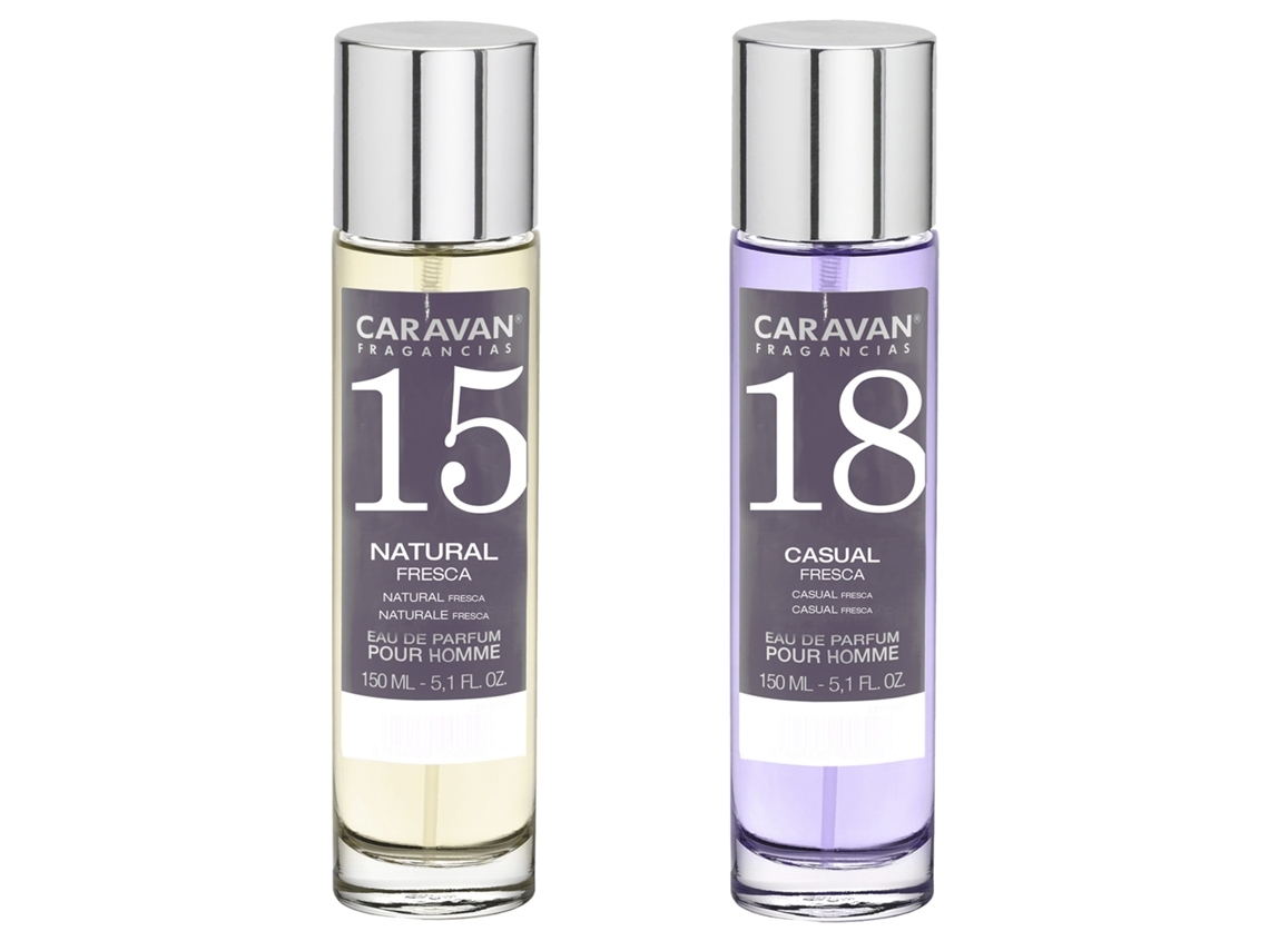 Set de 2 perfumes CARAVAN hombre Nº18 y Nº 15