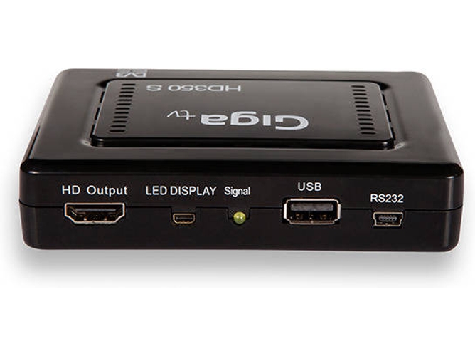  Décodeur Satellite DVB-S2 Noir gigatv HD350 s Plus  