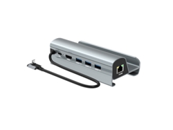 Estación de acoplamiento Yizhood para Steam Deck, HDMI, Pd, 100 W, USB 3.0, RJ45, 1000 m, disco flash, ratón, teclado, juego, mango, cargador, gris